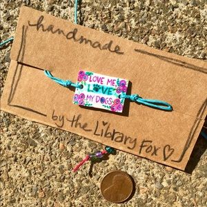 Handmade adjustable bracelet/anklet (SOLD)